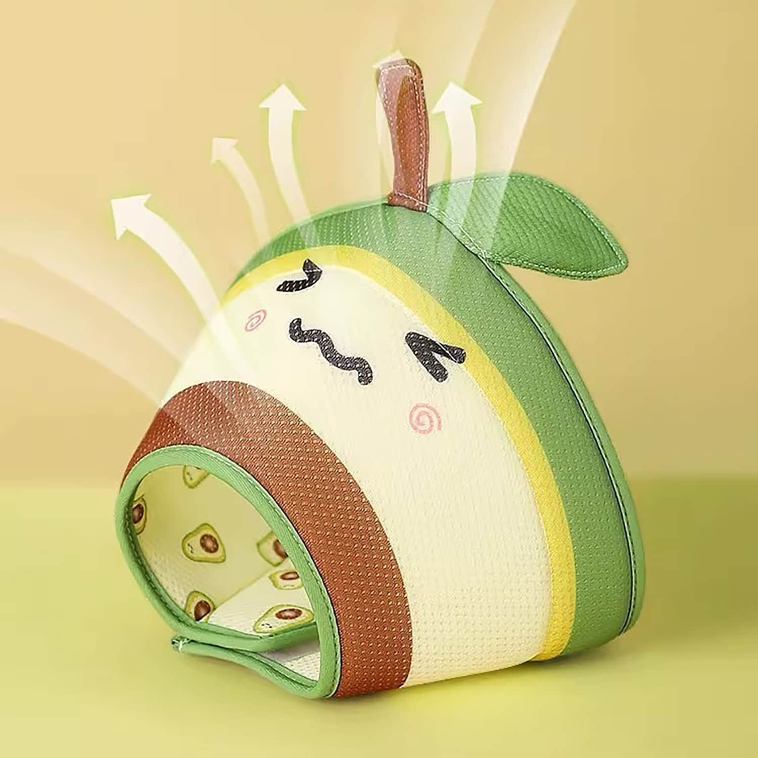 Avocado-shaped soft EPE cat recovery collar